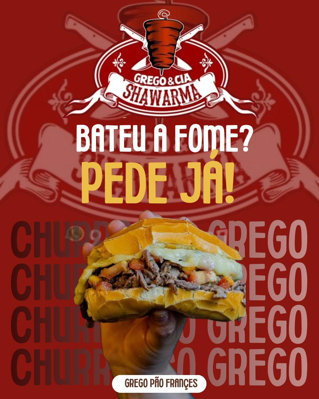Grego no Pão Francês