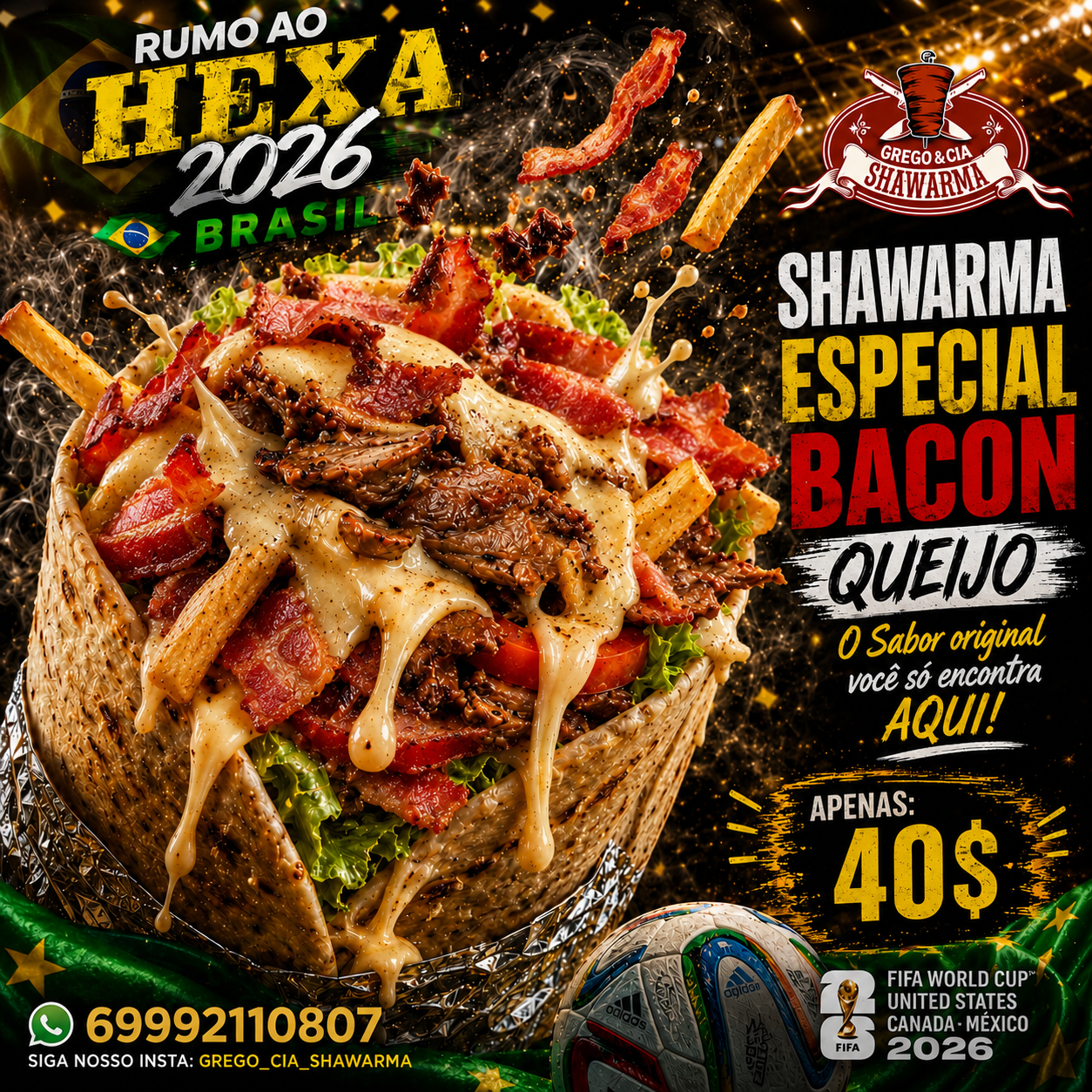 Especial Bacon c/ Queijo