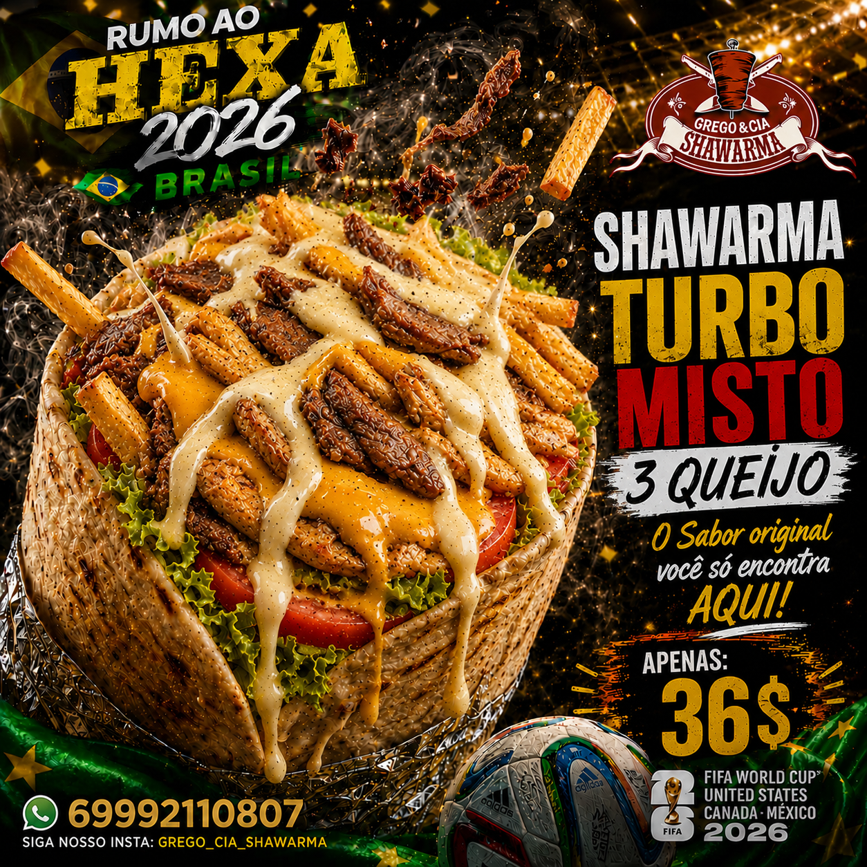 Turbo Misto 3 Queijos
